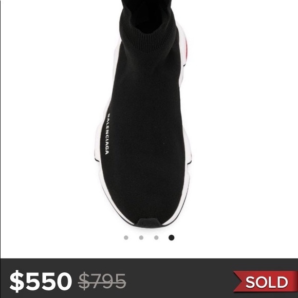 Michael Kors Skyler sock booties black wedges booties - Picture 9 of 10